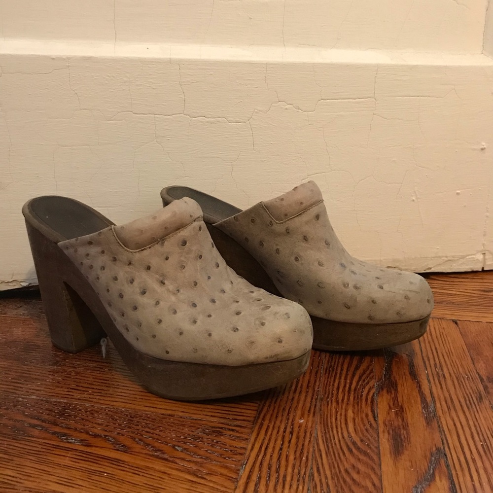 Rachel Comey Grey Idolon Clogs